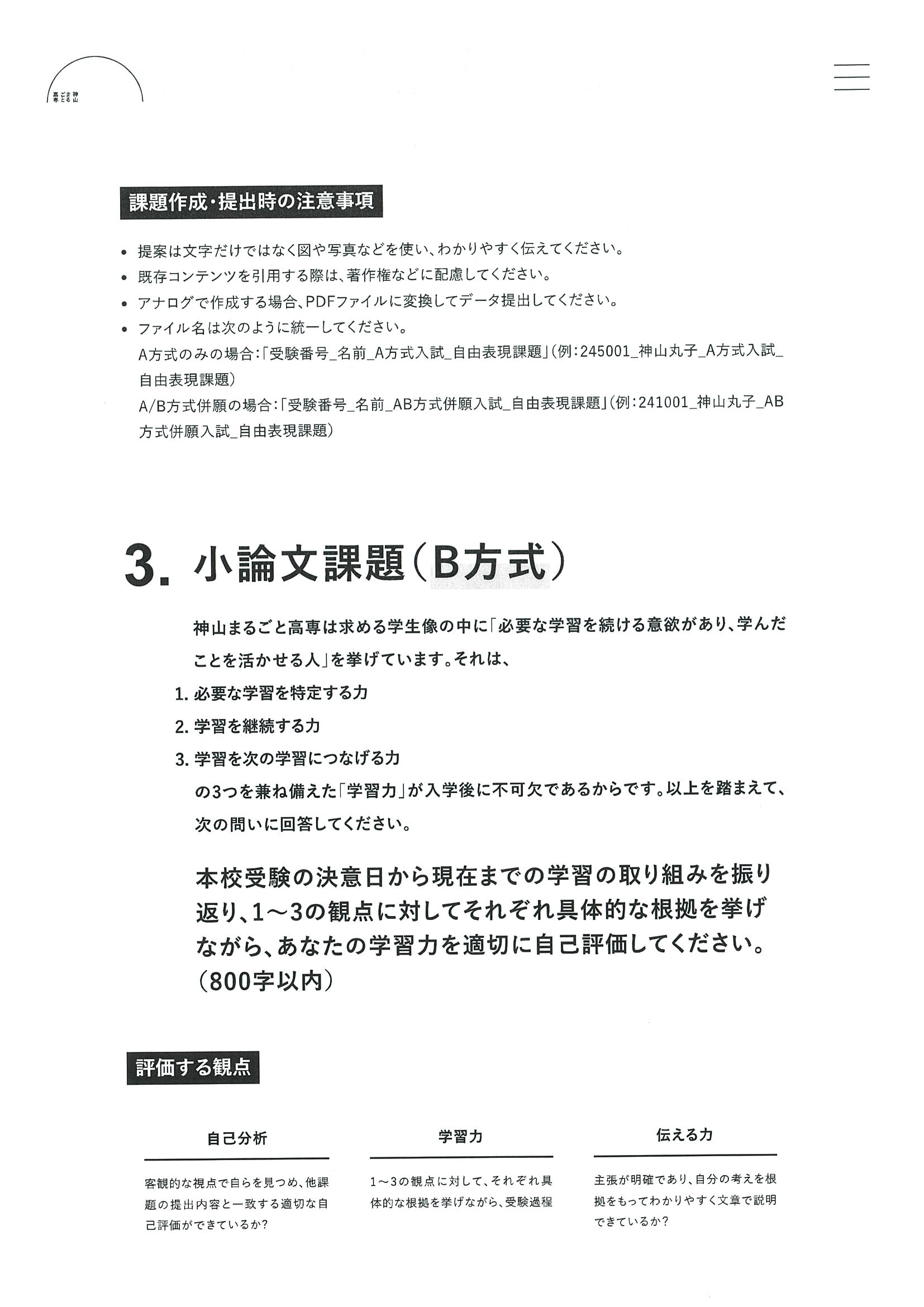 岩／受験作文小論文（課題の岩）